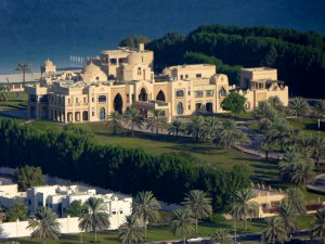 A view of a Dubai Sheik's property in Dubai