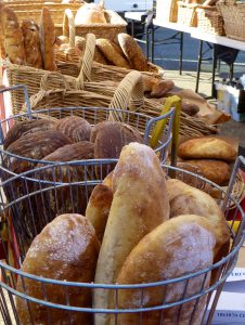 Bread for sale at the Ferry Building market