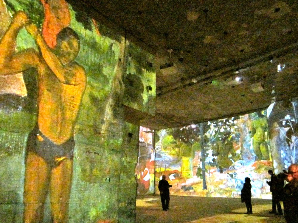 Art of Paul Gauguin at the Carrières de Lumières Les Baux de Provence