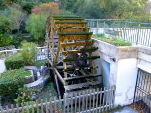 Water mill for the paper mill in Fontaine de Vaucluse, Provence, France