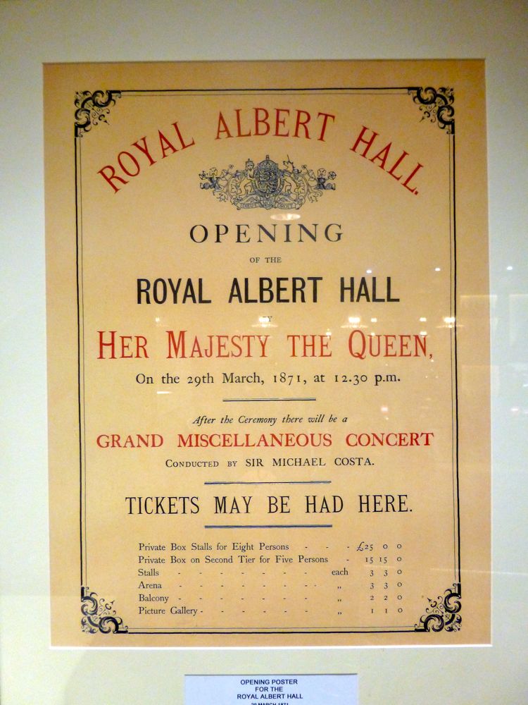 Opening of Royal Albert Hall, 1871 London England