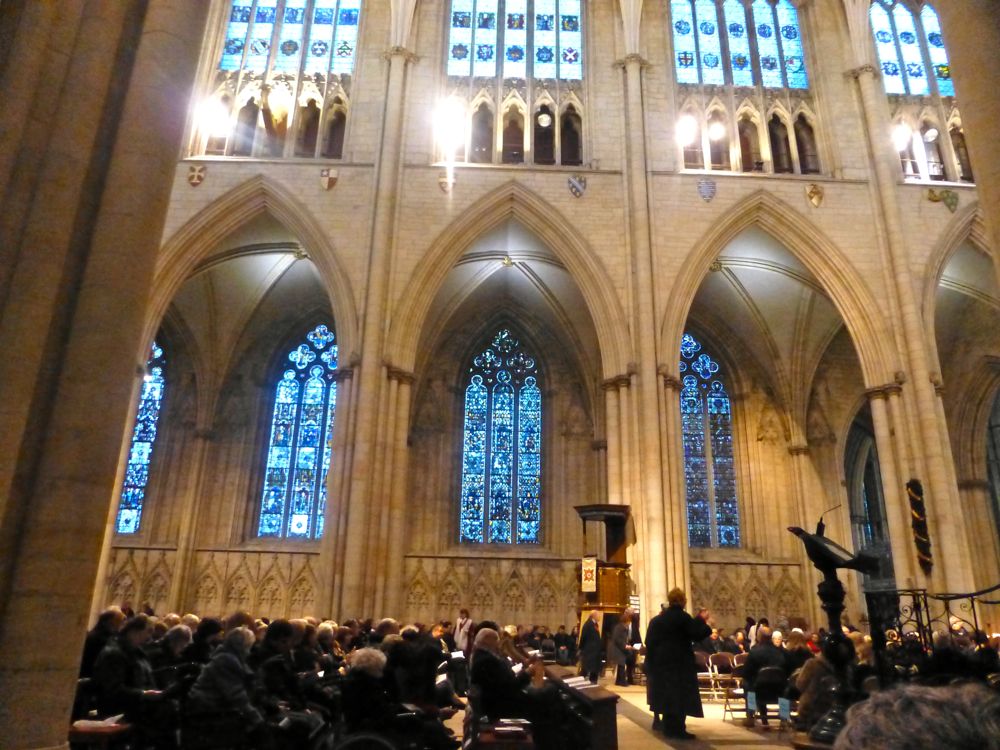 Inside York Minster, York, England, Christmas 2012