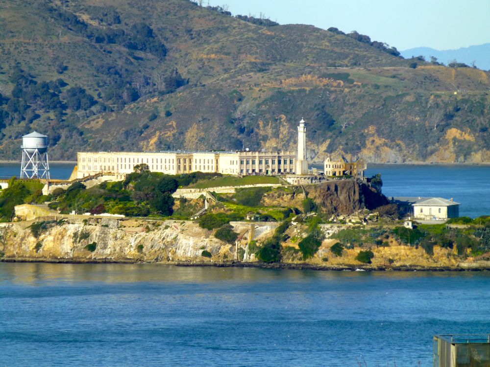 Alcatraz Prison in the Bay of San Francisco, California, USA