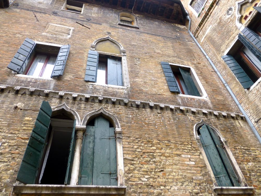 800 year old property in the Piazza where Marco Polo lived in Venice
