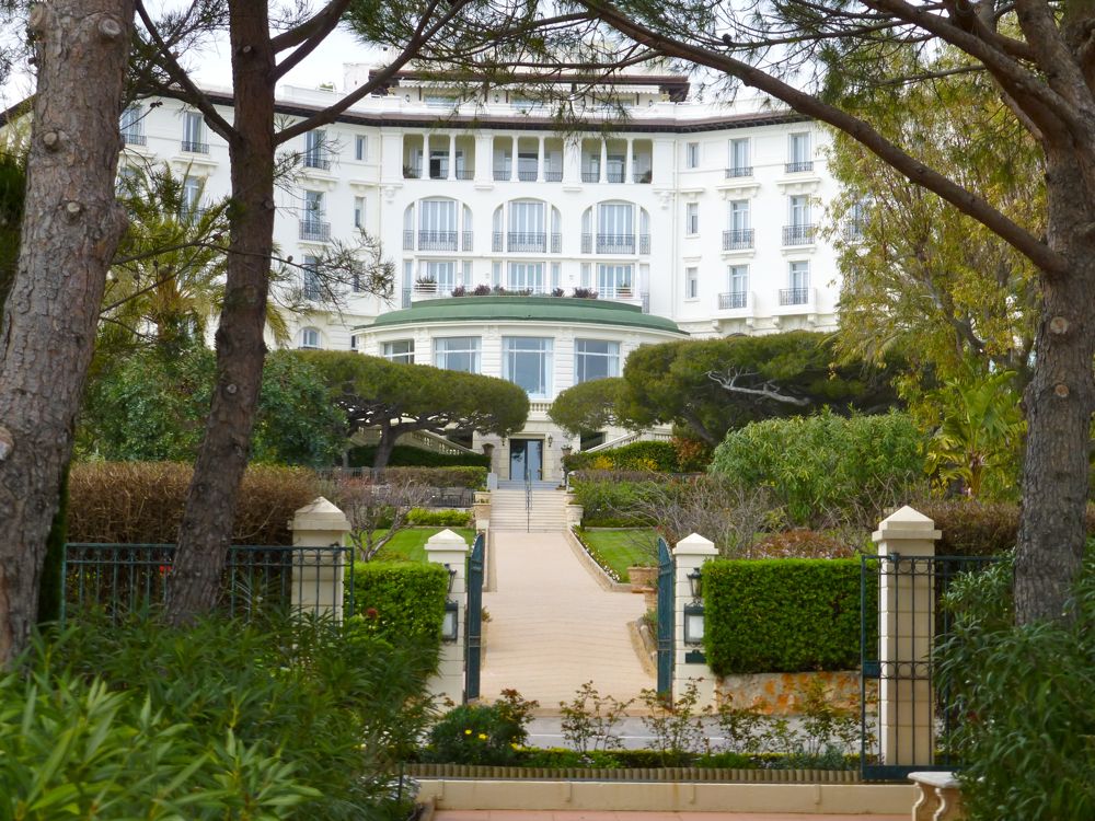 From garden at Grand Hotel Du Cap Ferrat