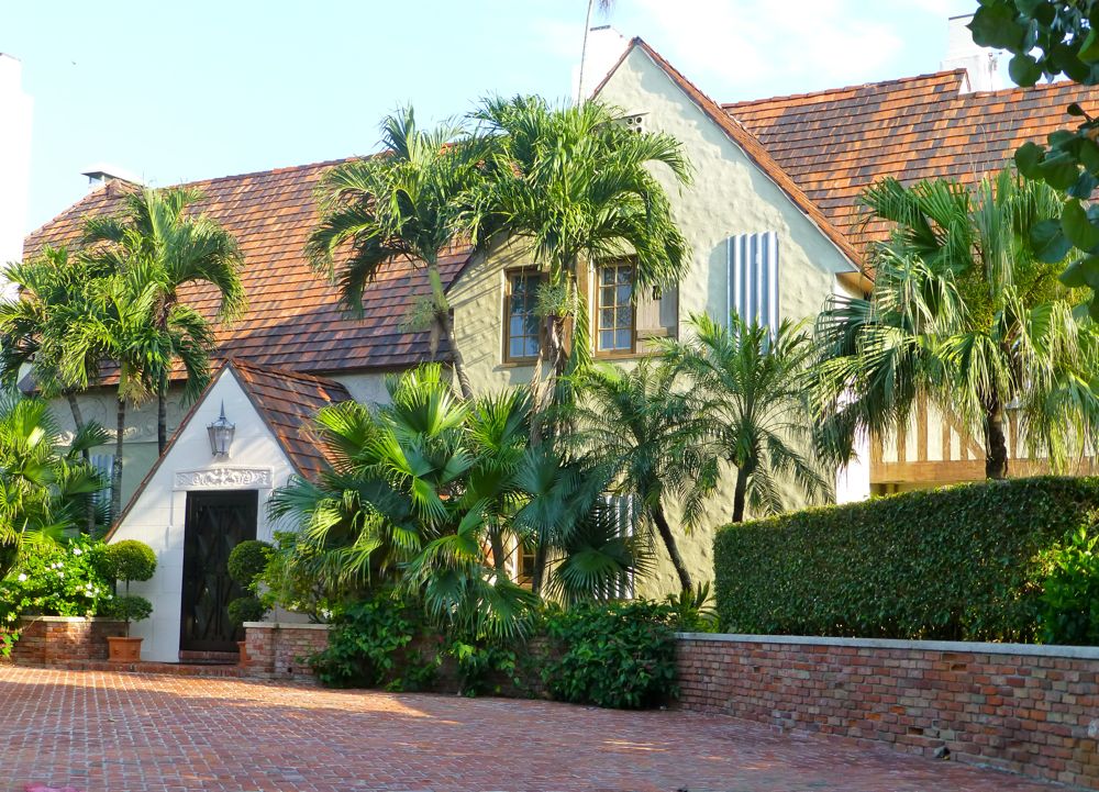 A mansion in West Palm Beach, Florida, USA