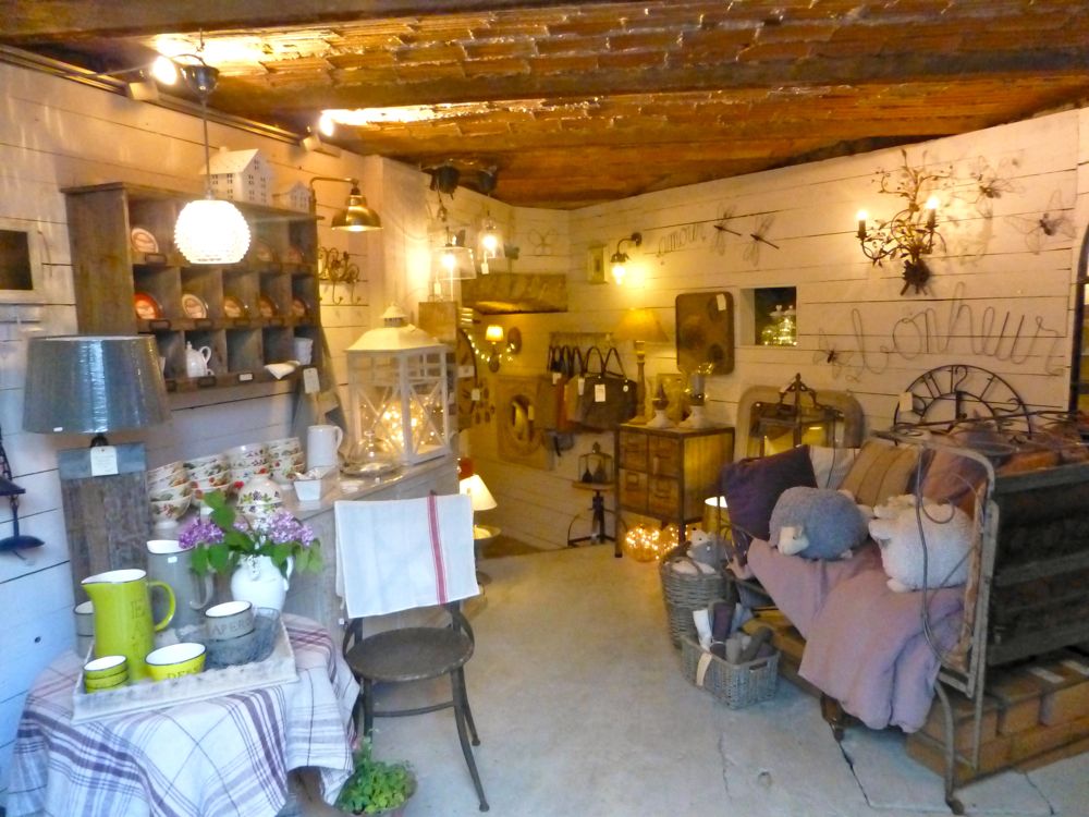 Inside La Colline gift shop in Lourmarin, Vaucluse, Luberon Valley, Provence, France