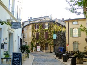 On the streets of Lourmarin, Luberon, Provence, France