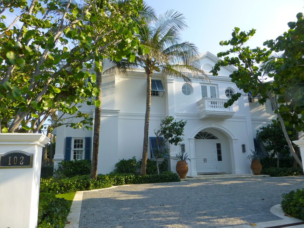 West Palm Beach, mansion in Florida, USA