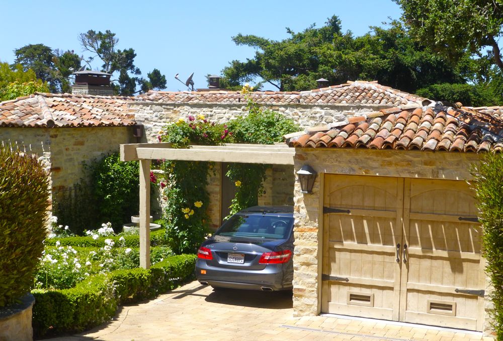 Old style Mediterranean property in Carmel, California, USA