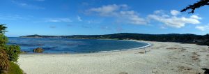 The beach in Carmel California, USA