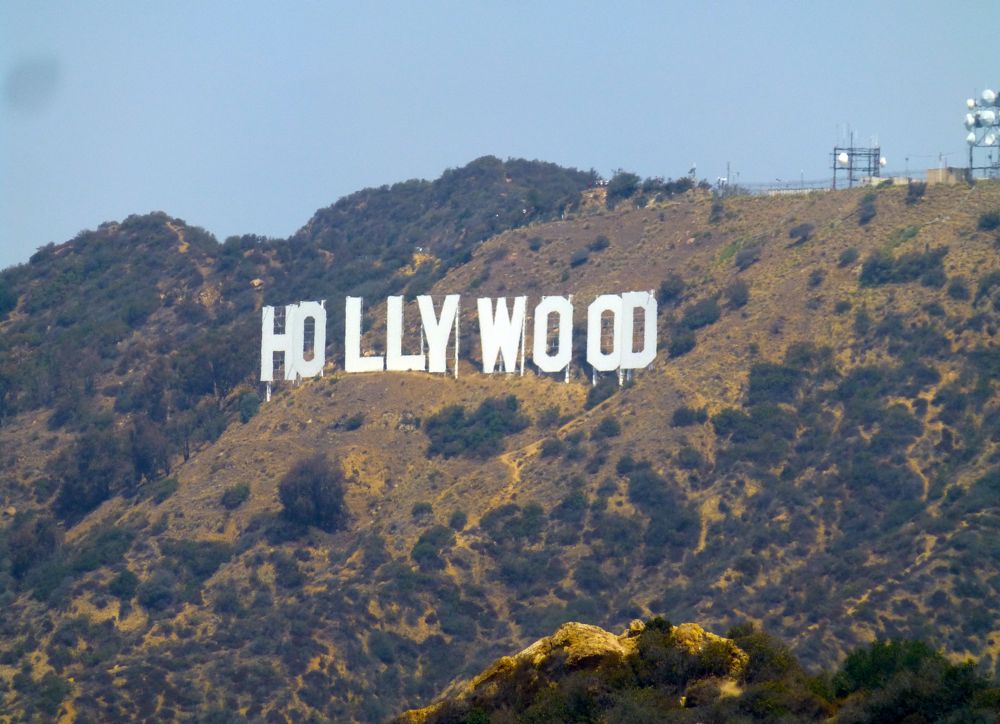 The Hollywood Sign from the Griffith Observatory