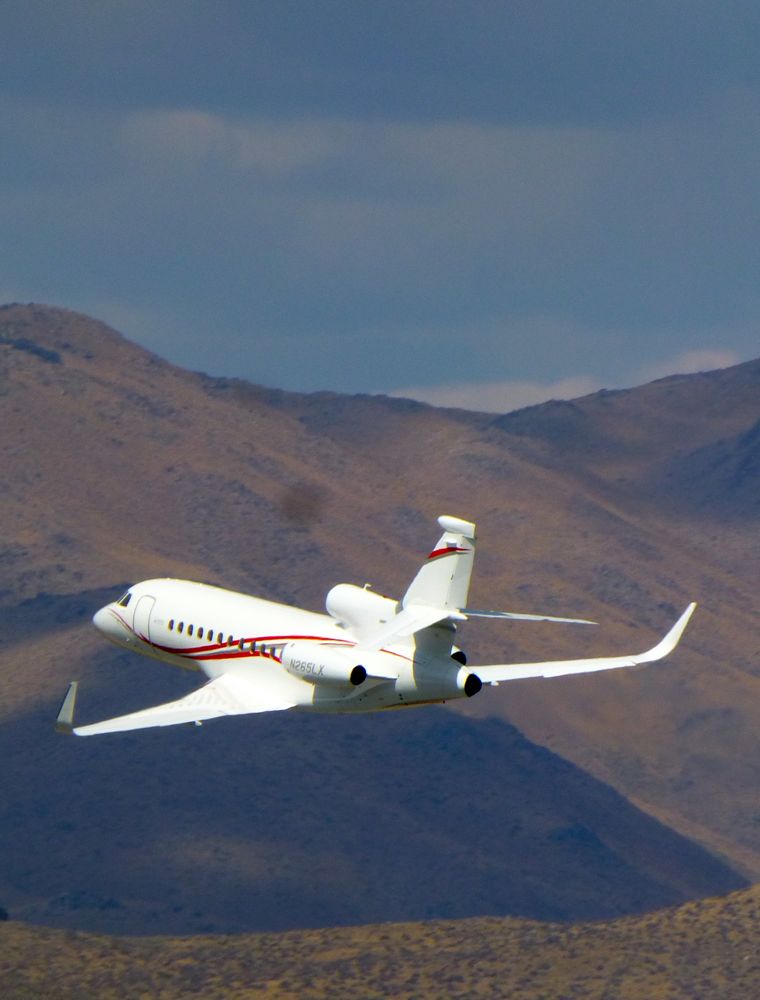 Falcon 900 DX at Reno Air Race