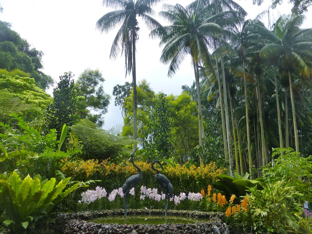 Fountain in Singapore Botanical Gardens