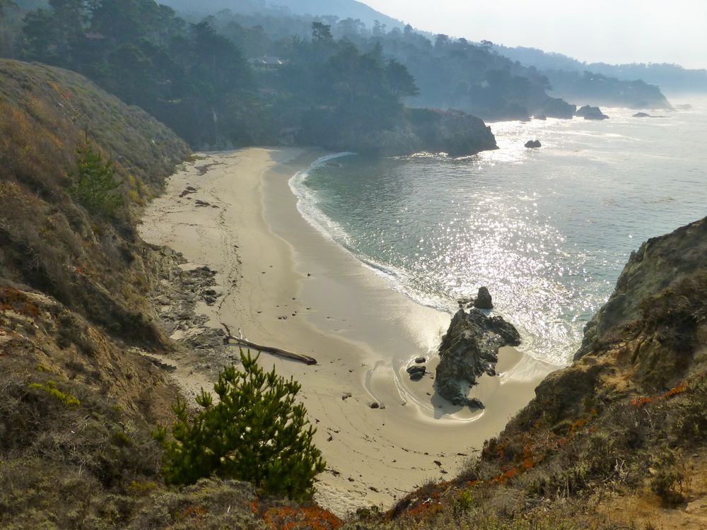 The private beach near Bird Island Point Lobos Carmel. California, USA