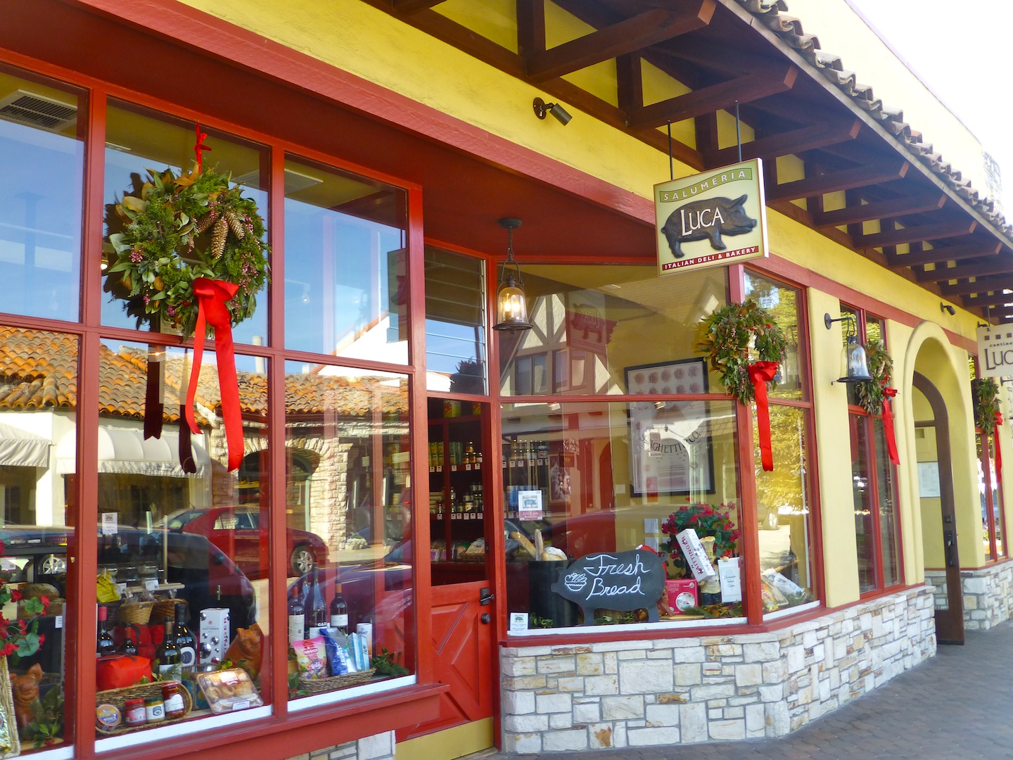 Luca Restaurant, Carmel-by-the-Sea at Christmas