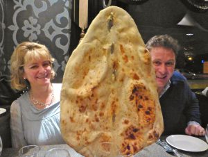 Indian Naan bread in Bradford, England