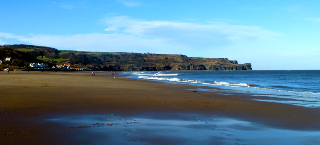 The beach at Whitby, North Yorkshire, UK