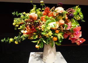 Bouquets of Art, David Stark floral arrangement, De Young Museum, San Francisco