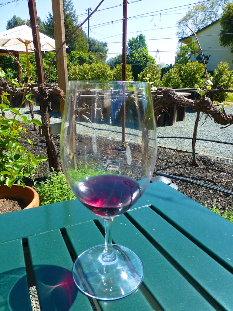 Wine tasting at Elizabeth Spencer, Rutherford, Napa Valley, California