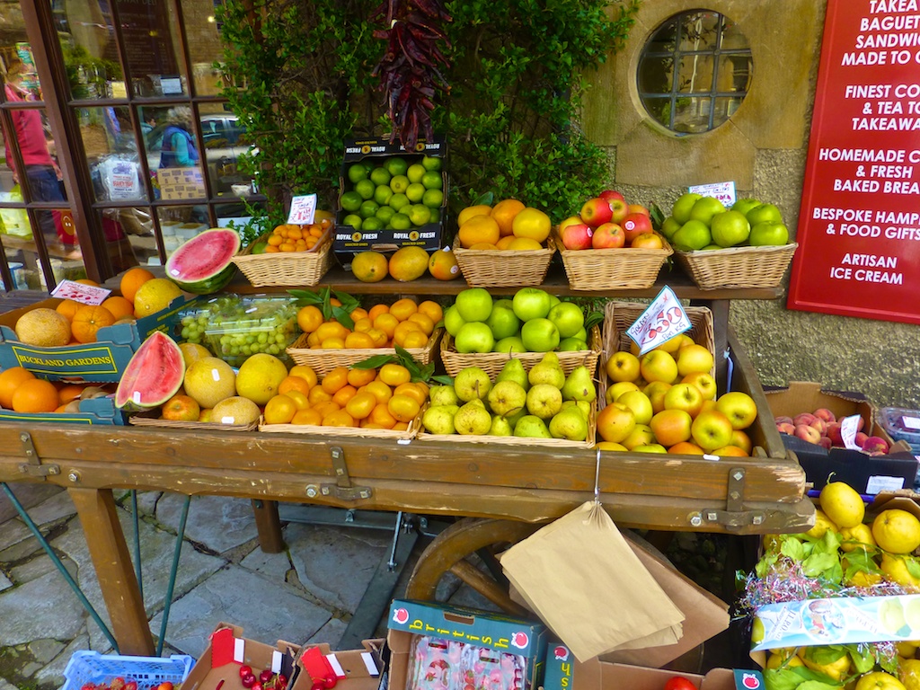 Fruit at the Deli in Broadway in the Cotswolds