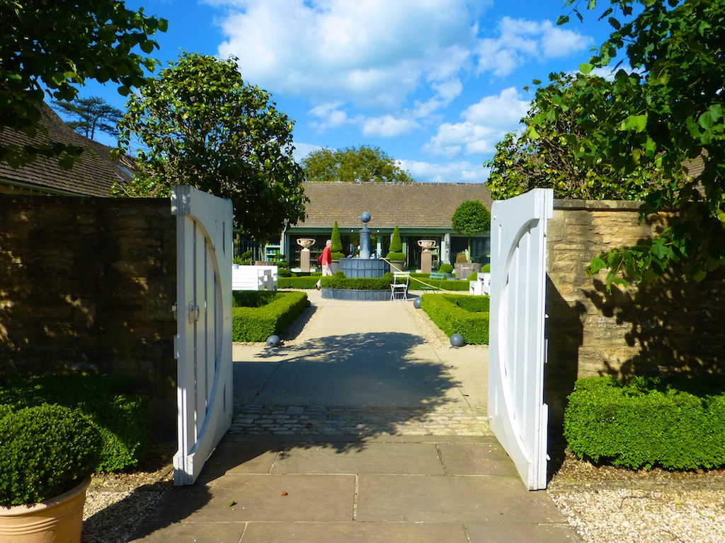 Garden entrance at Daylesford Barns in the Cotswolds