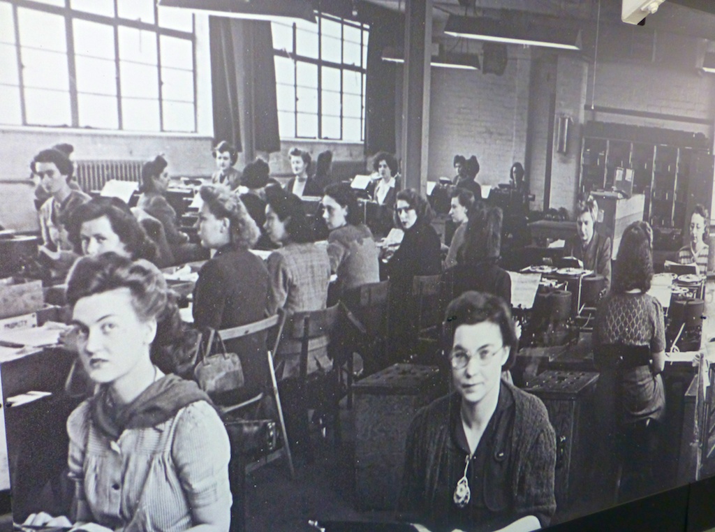 Women at work at Bletchley Park 