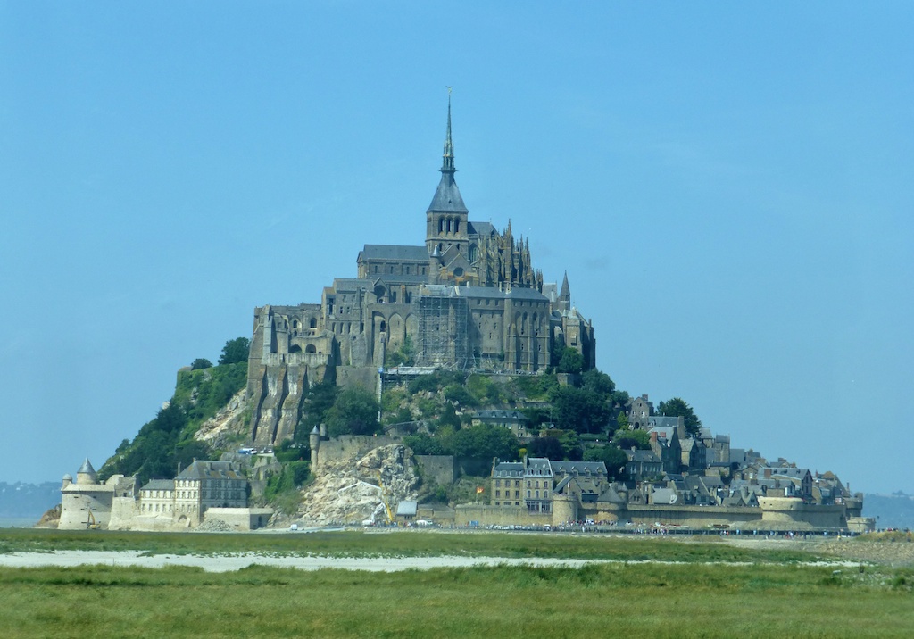 Driving to Mont St Michel, France