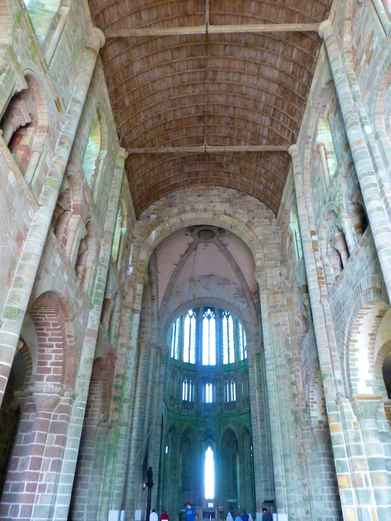 Inside the Abbey, Mont Saint Michel, France