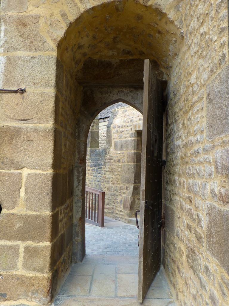 Outer entrance to Mont Saint Michel, France
