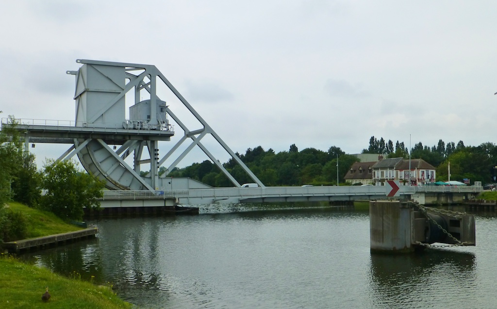 Pegasus Bridge 2014, replacing the original bridge, strategically captured by the Allies D Day June 6th 2014