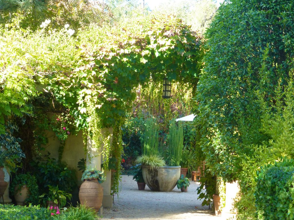 Gardens at Chateau St Jean, Sonoma Valley, California, USA