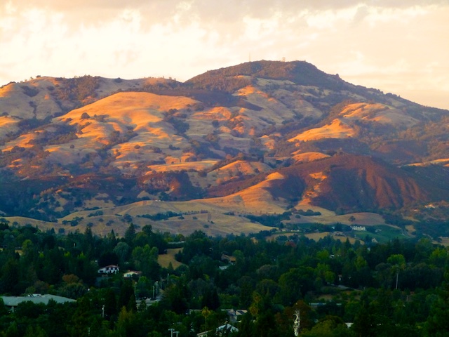 Mount Diablo from Danville, California, USA