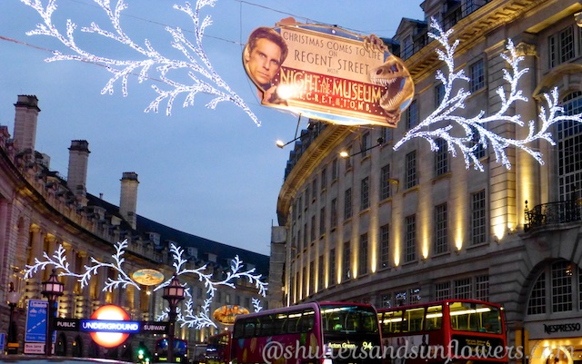 Christmas lights of Regents Street London