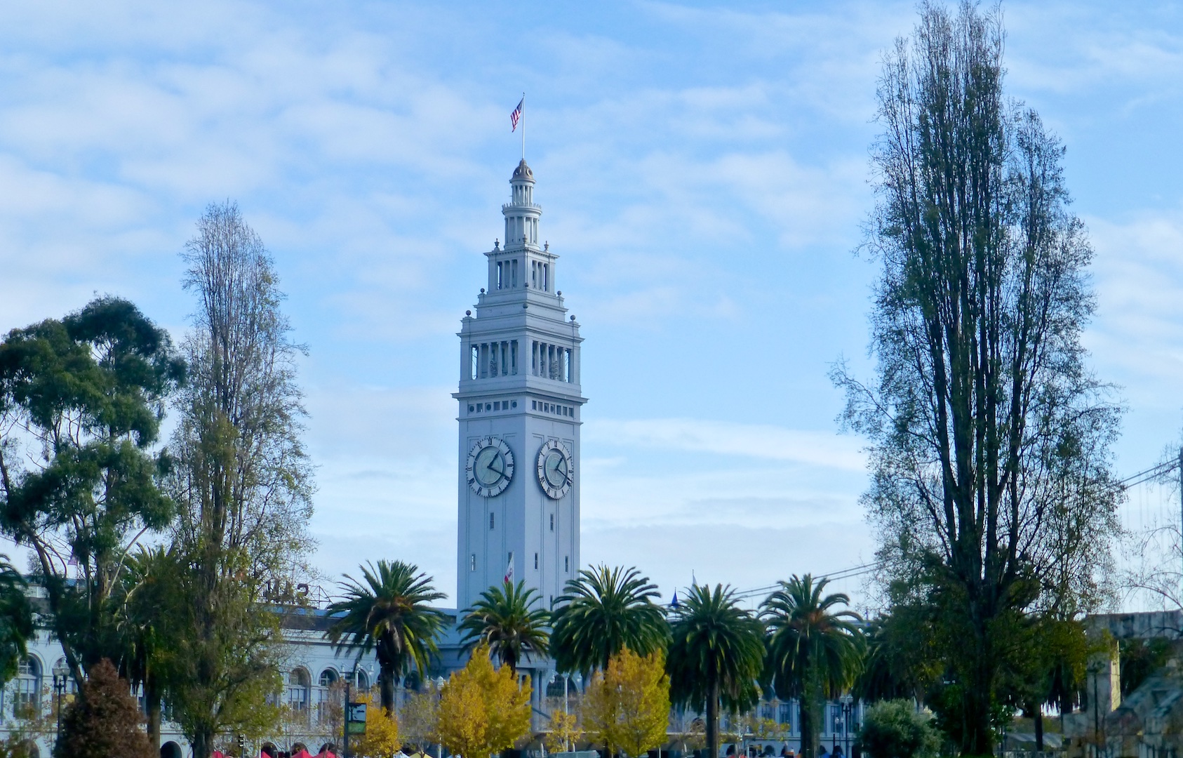 San Francisco's Ferry Building at Christmas