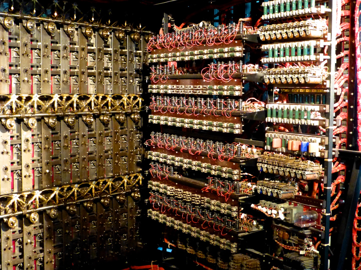 Alan Turing's Colossus, world's first computer, Bletchley Park, England