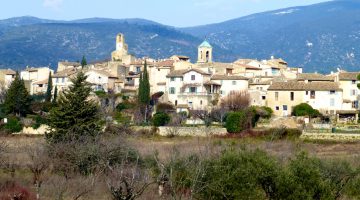 Lourmarin in February, Luberon, Provence, France