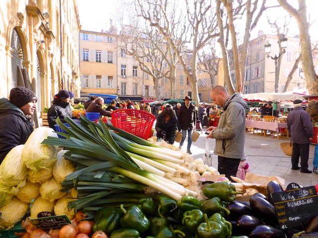 Market stalls for sale in Aix-en-Provence