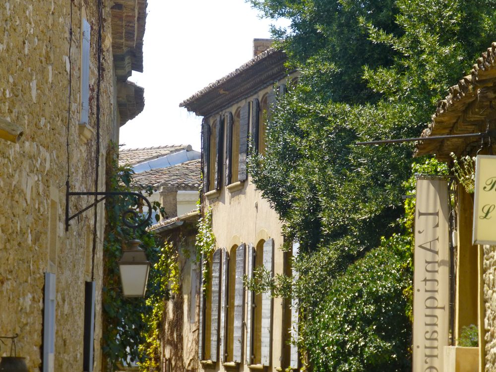A medieval street in Lourmarin, Provence