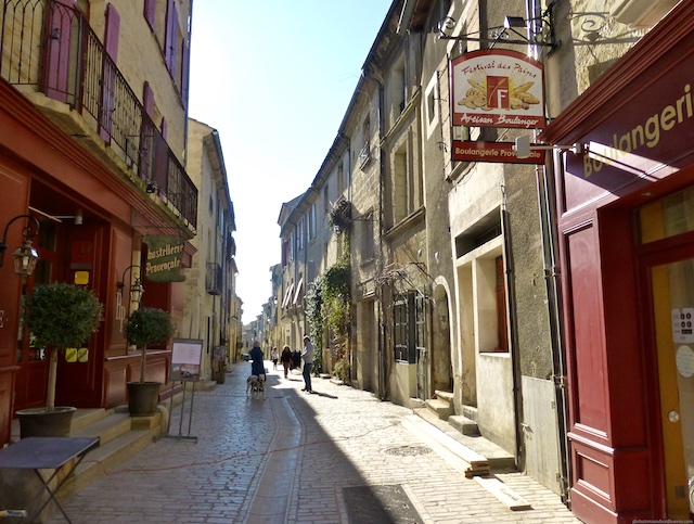 A street in Uzes, near Provence France