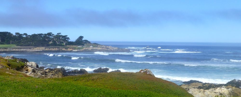 The coastline of 17 Mile Drive, by Carmel, California