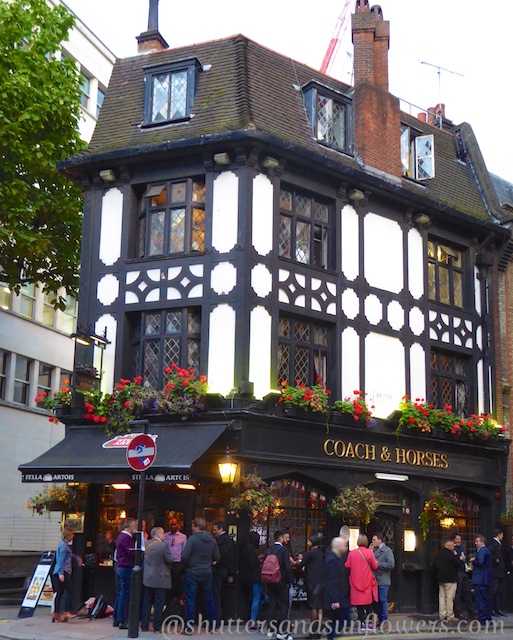 Early Friday evening at a London pub 