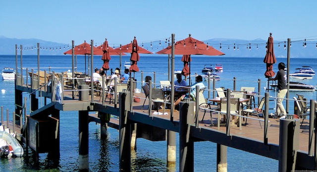 Deck at the West Shore Cafe Lake Tahoe