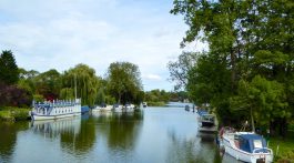 The River Thames, Goring, England