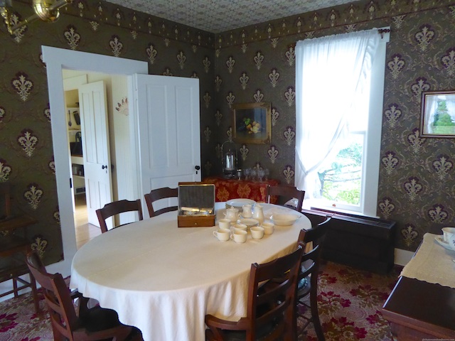 The Wright brothers' family dining room