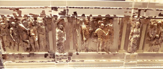 A decorative frieze found in the Roman Terrace houses of Ephesus