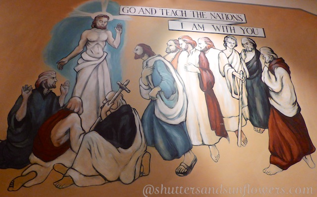 St Luke's Chapel Murals, Changi Gaol, Singapore