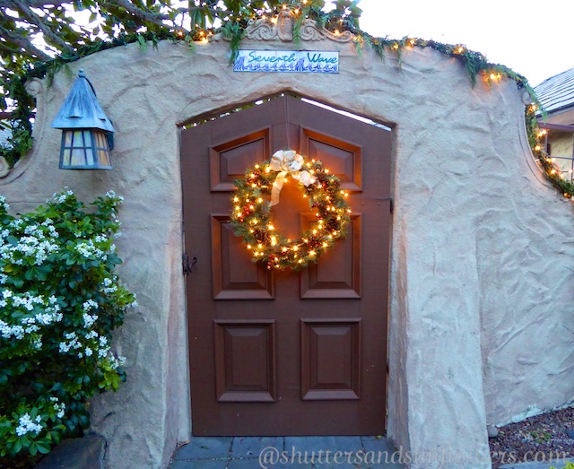 Christmas entry Carmel-by-the-sea, California