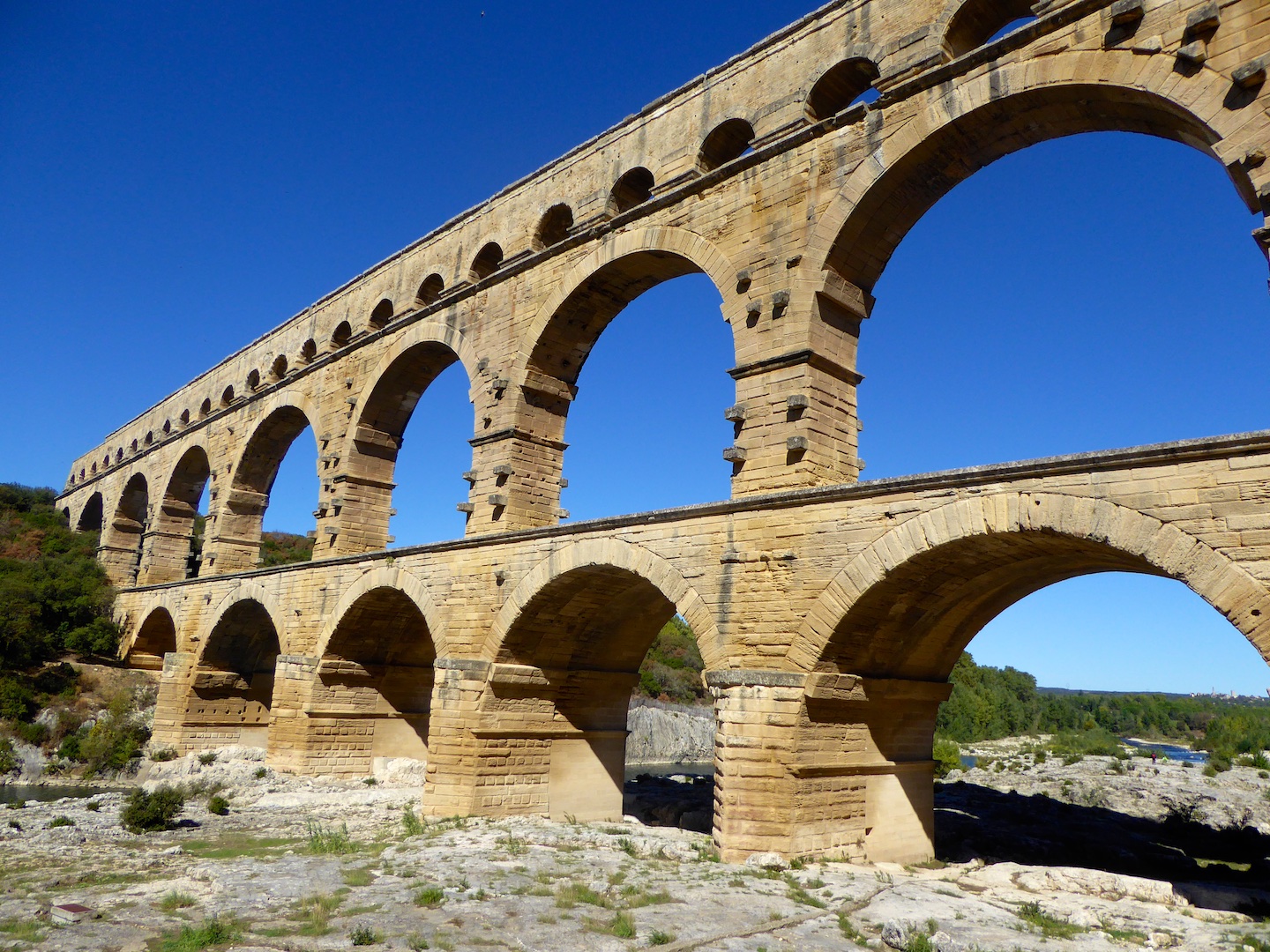 Pont du Gard, near Uzes, Languedoc Roussillon, France