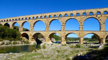 Pont du Gard, near Uzes, Langedoc Roussillon, France